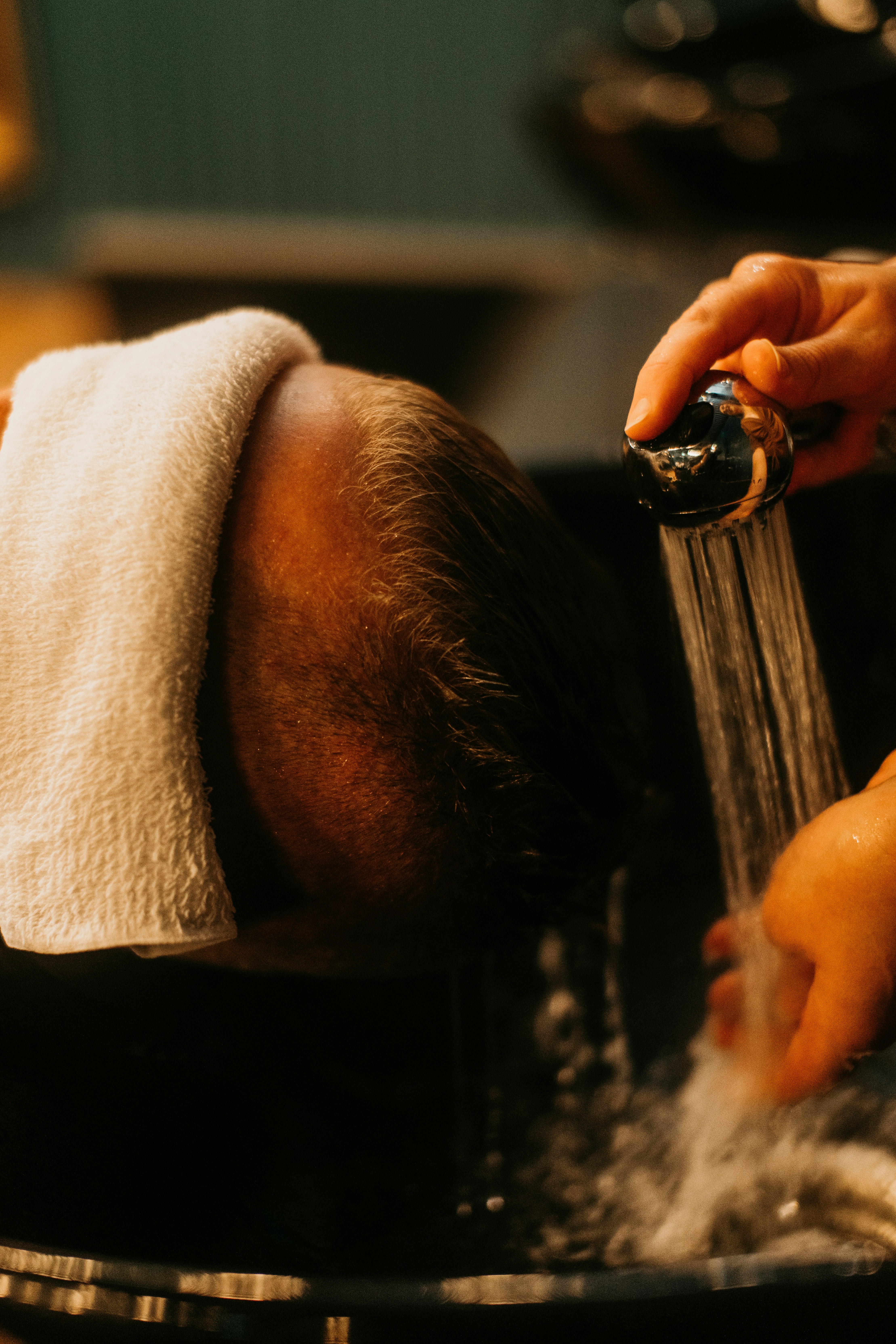 Luxury barbershop interior