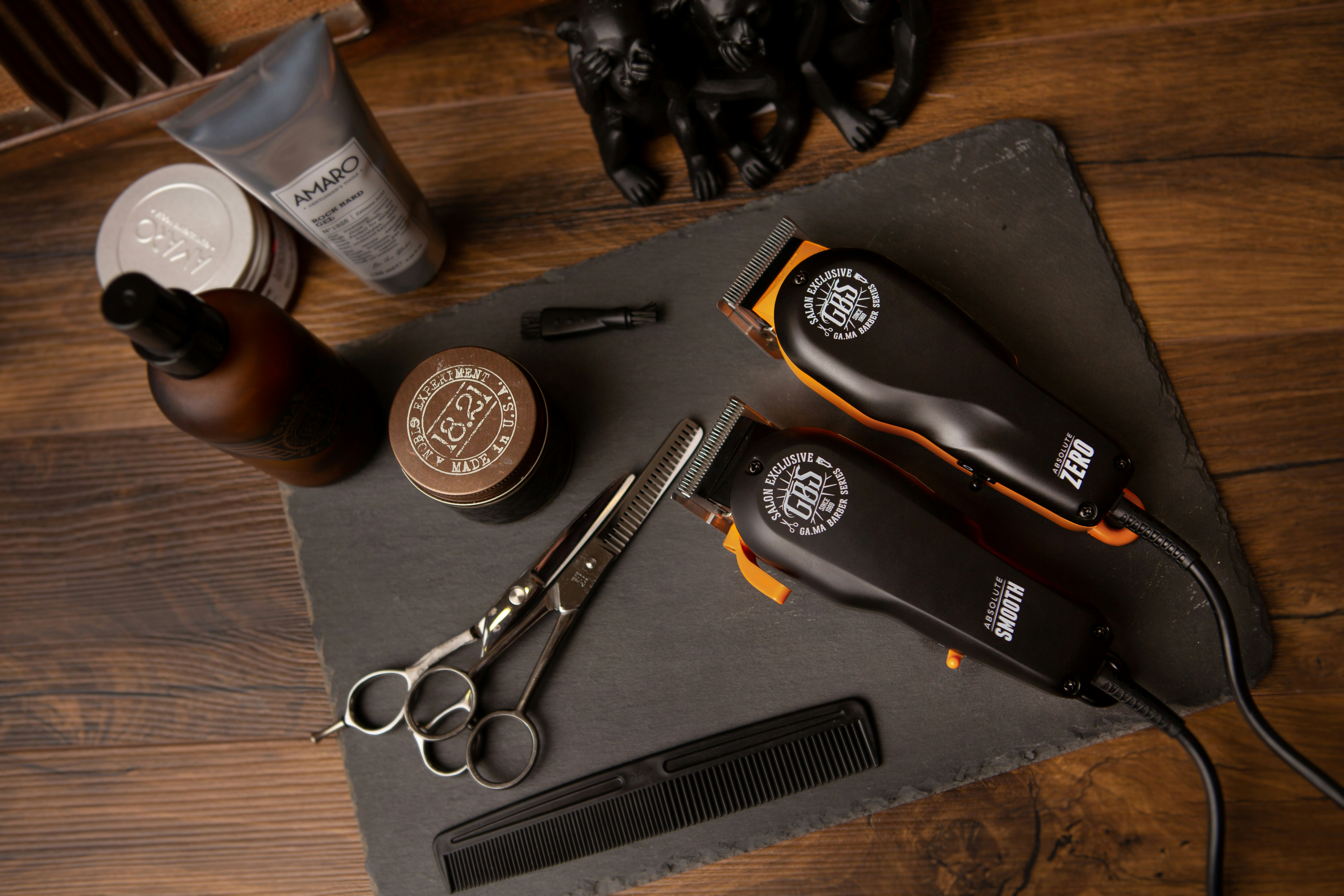 Luxury barbershop interior