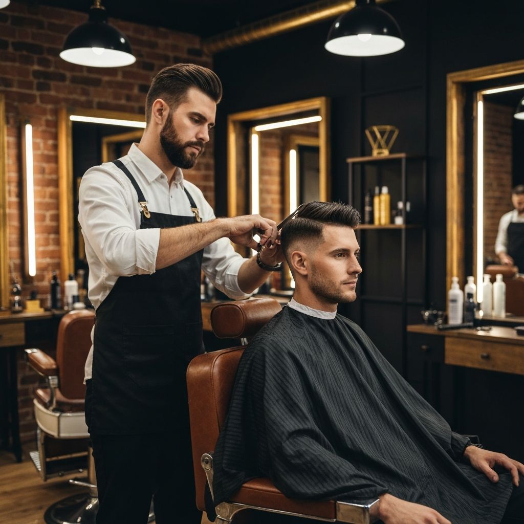 NOIR Barbershop interior